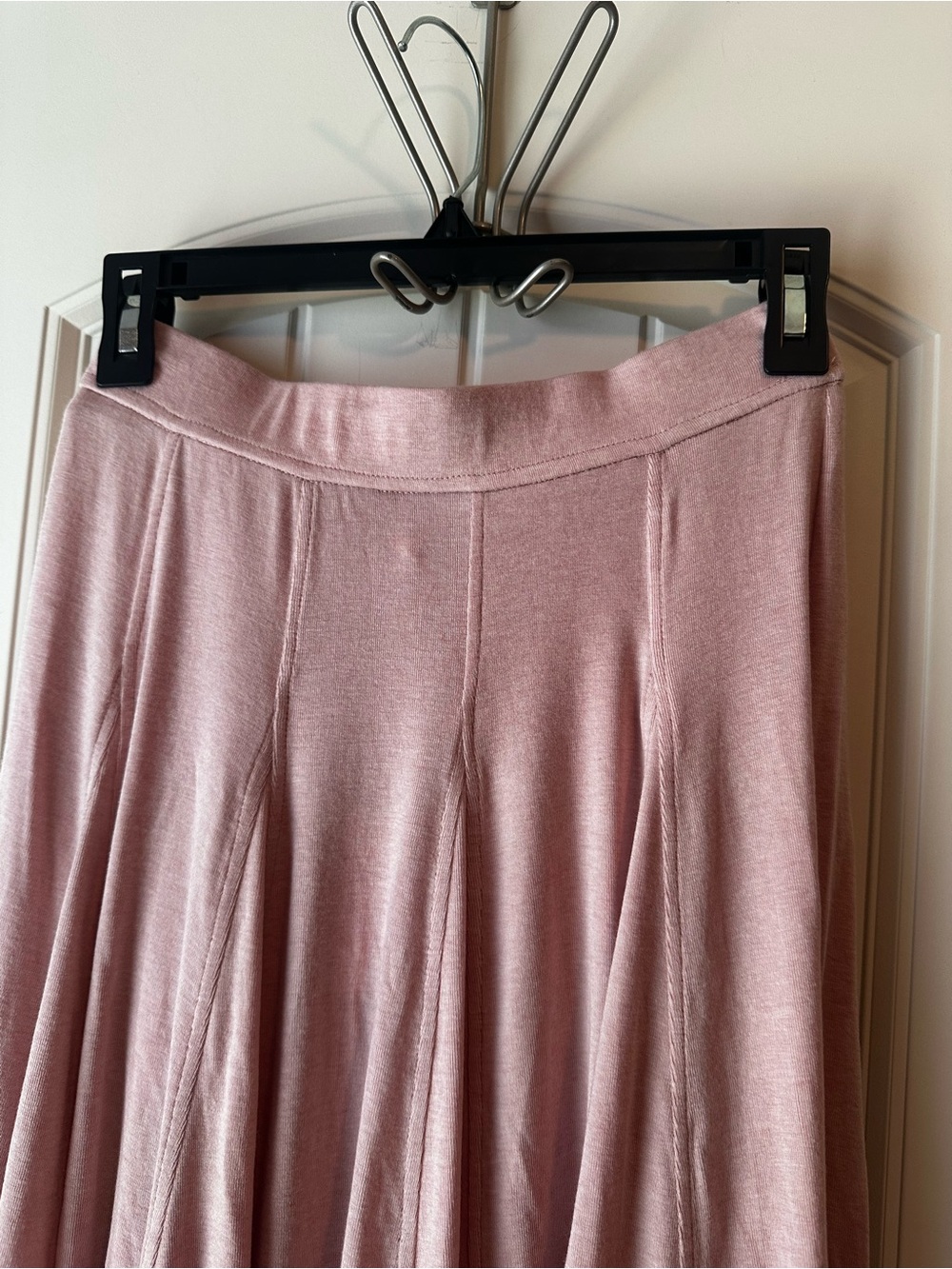 OGL Move Soft Stretchy Blush Pink Flowing Maxi Skirt size small - Picture 4 of 6